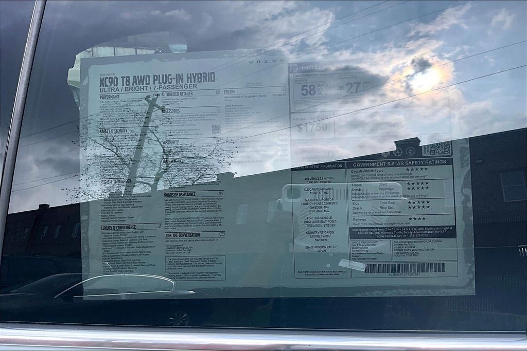 2026 Volvo XC90 Plug-In Hybrid T8 Ultra 7 Passenger