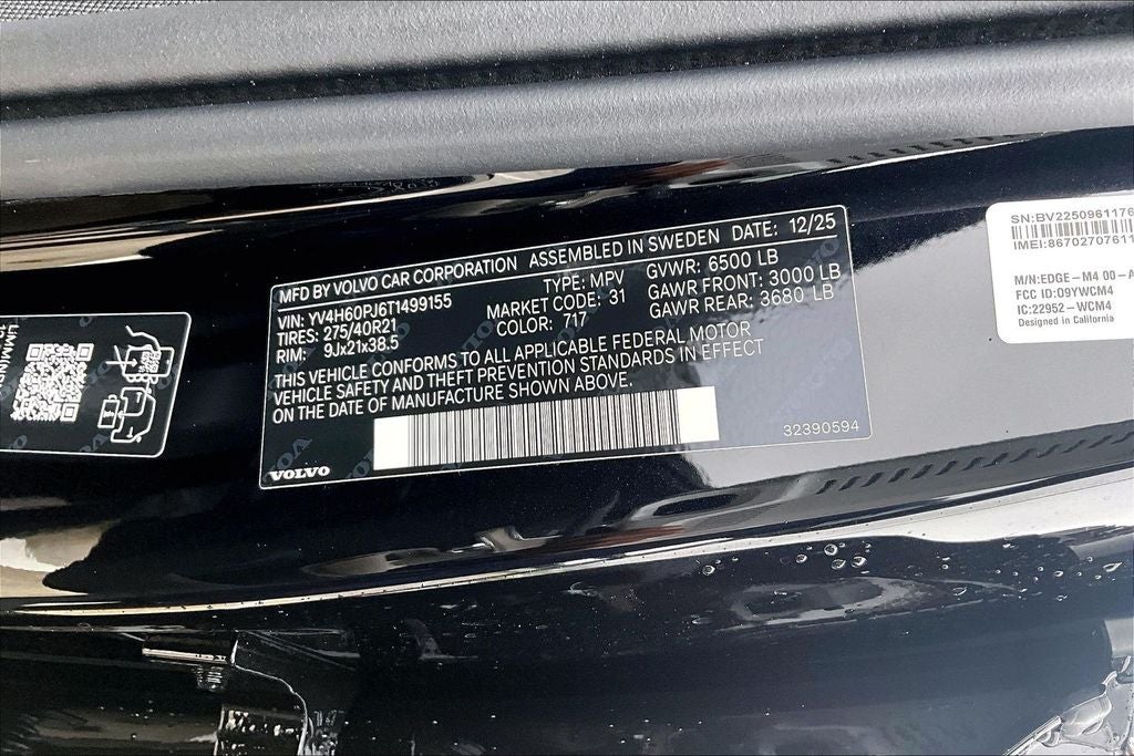 2026 Volvo XC90 Plug-In Hybrid T8 Core