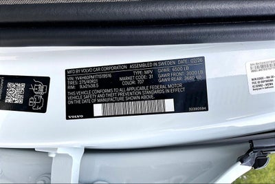 2026 Volvo XC90 Plug-In Hybrid T8 Ultra