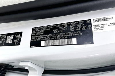 2026 Volvo XC60 Plug-In Hybrid T8 Ultra