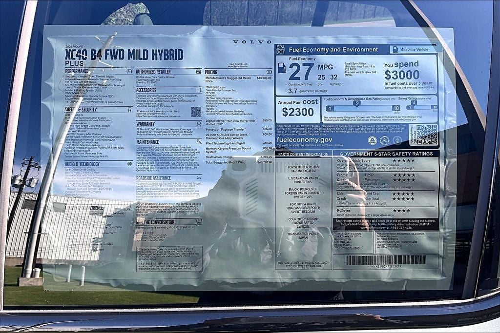 2026 Volvo XC40 B4 Plus