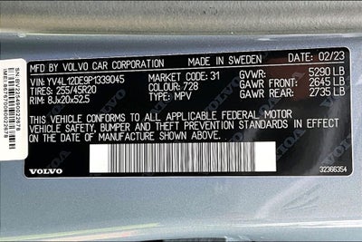 2023 Volvo XC60 B5 Plus Bright Theme