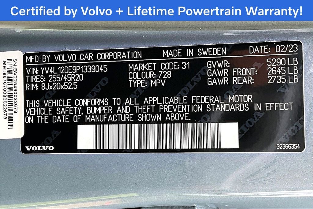 2023 Volvo XC60 B5 Plus Bright Theme