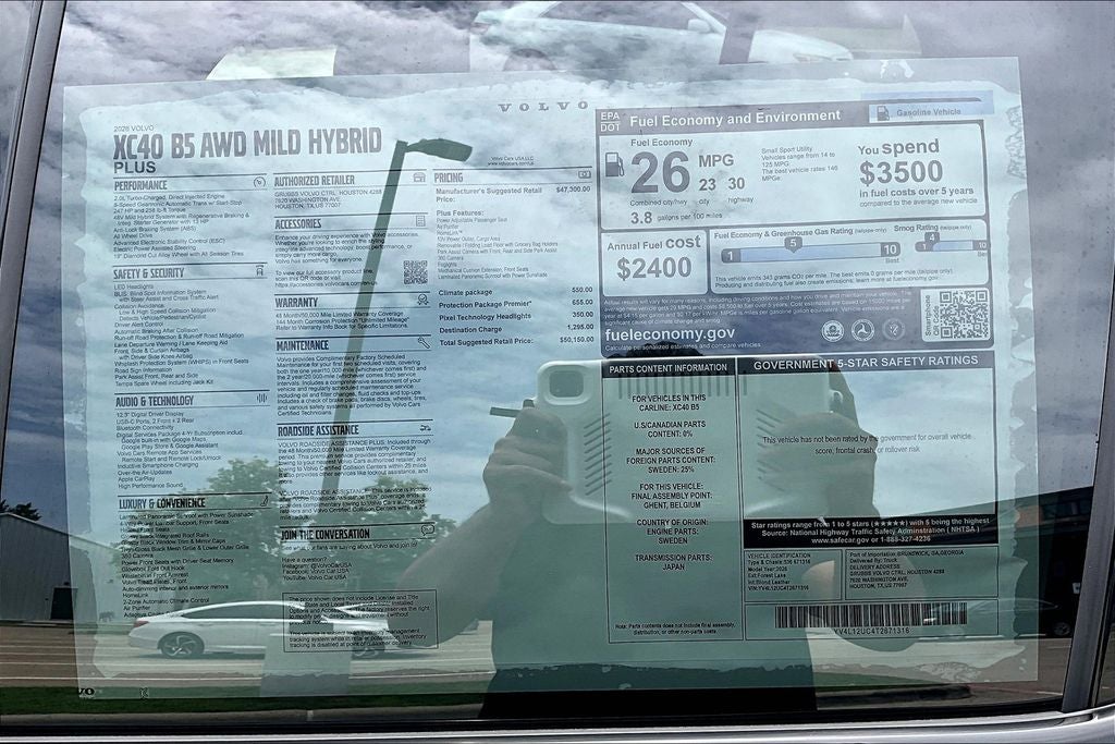 2026 Volvo XC40 B5 Plus