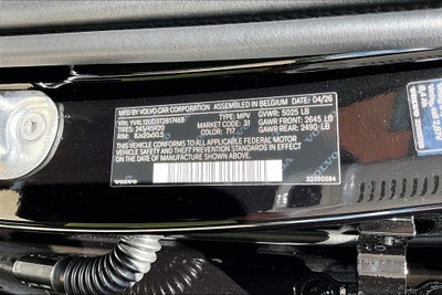 2026 Volvo XC40 B5 Ultra Black Edition