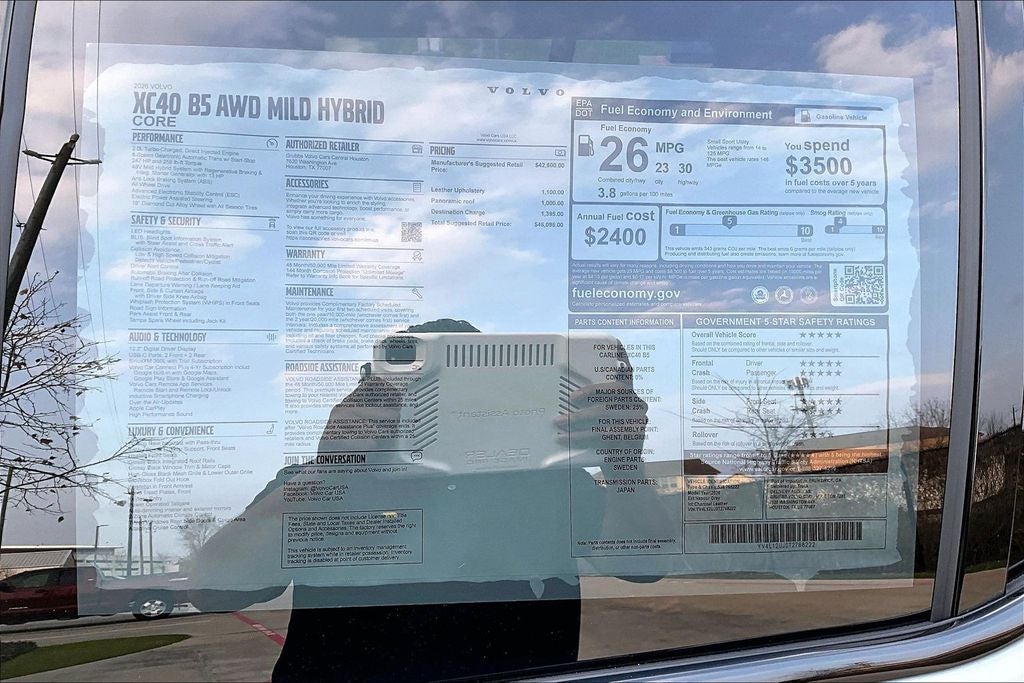 2026 Volvo XC40 B5 Core