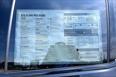 2026 Volvo XC40 B5 Ultra