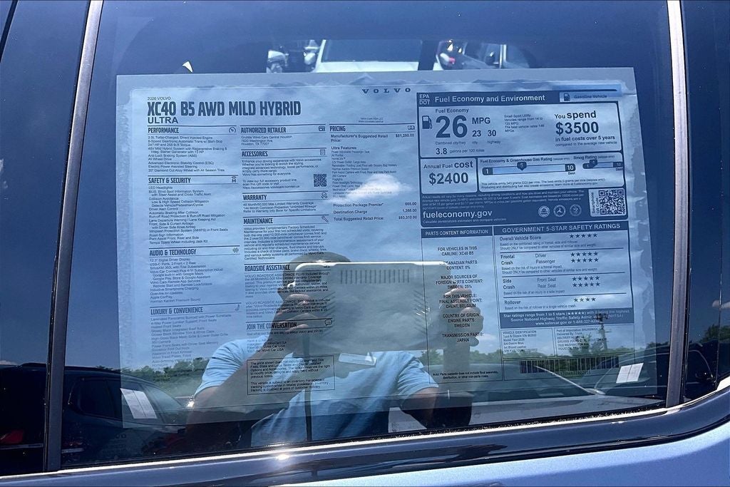 2026 Volvo XC40 B5 Ultra