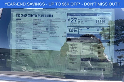 2025 Volvo V60 Cross Country B5 Ultra