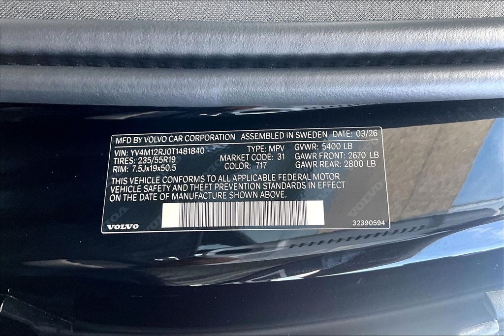 2026 Volvo XC60 B5 Core