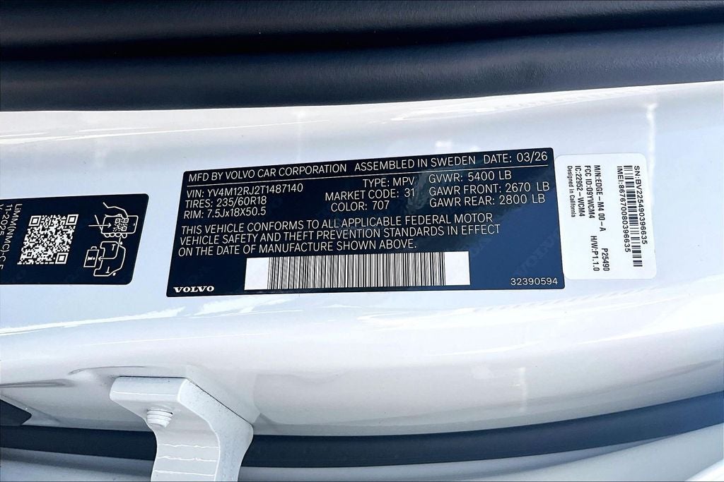 2026 Volvo XC60 B5 Core