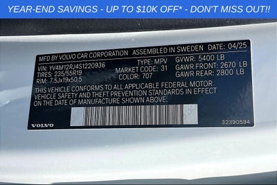2025 Volvo XC60 B5 Core