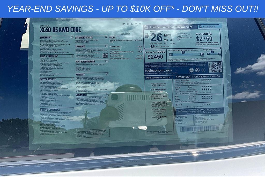 2025 Volvo XC60 B5 Core