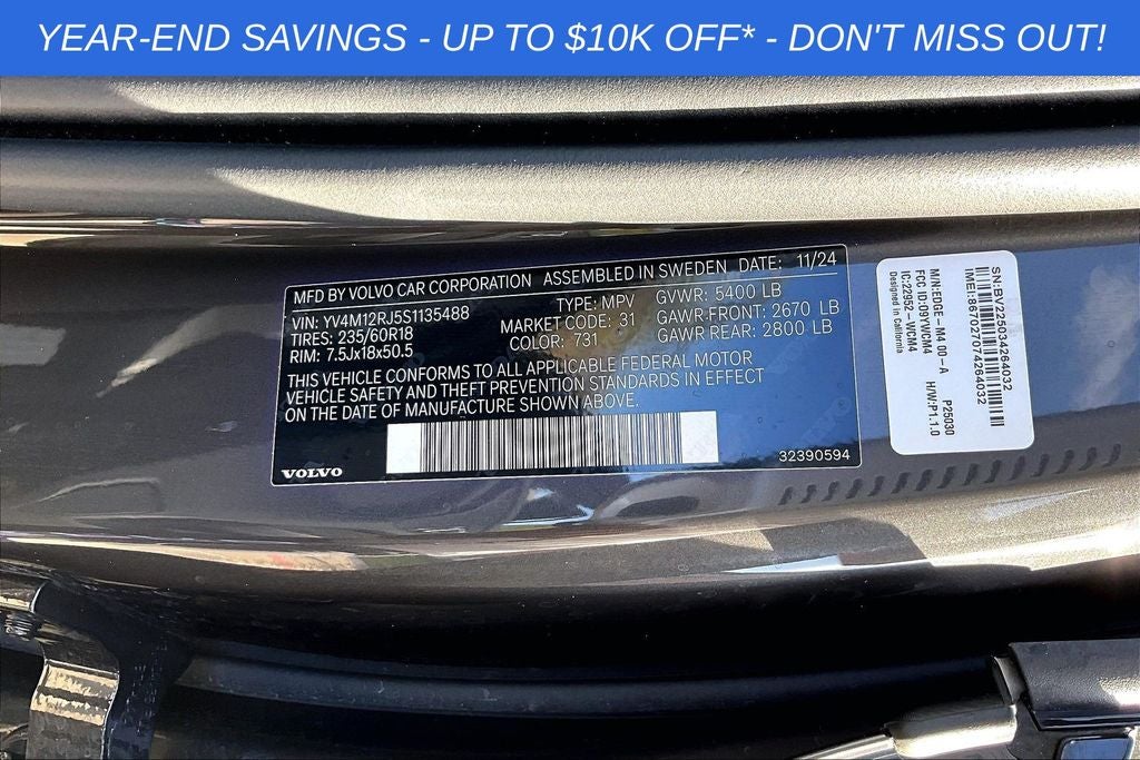 2025 Volvo XC60 B5 Core