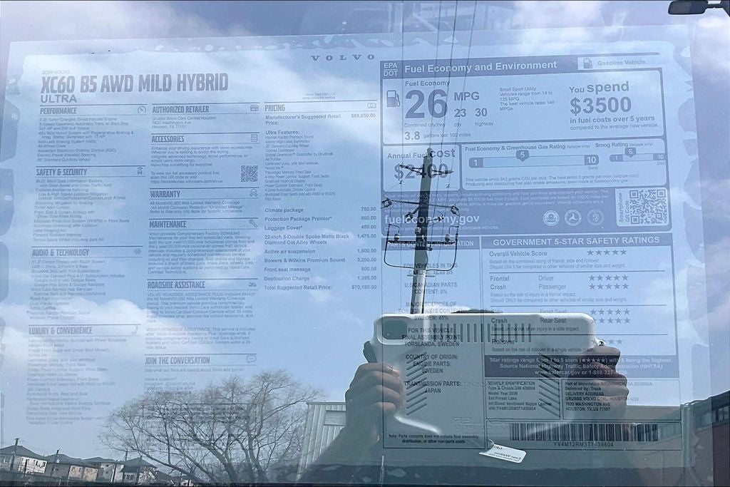 2026 Volvo XC60 B5 Ultra