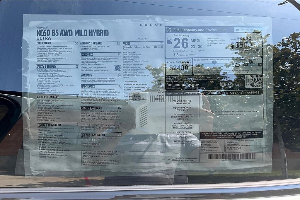 2026 Volvo XC60 B5 Ultra