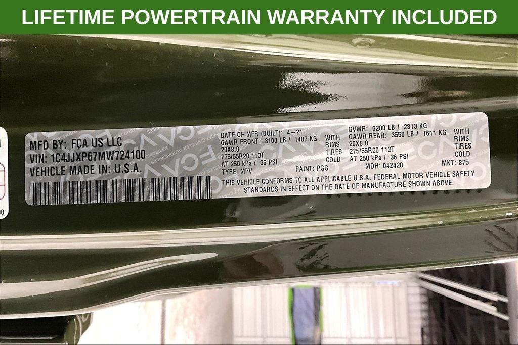 2021 Jeep Wrangler Unlimited Sahara 4xe