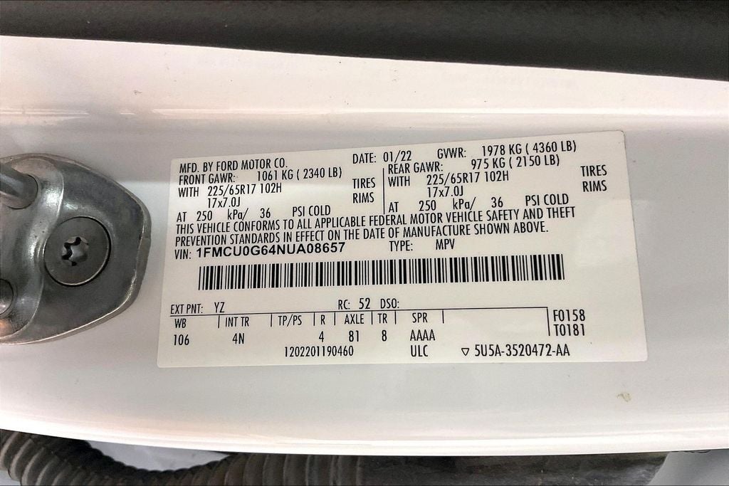 2022 Ford Escape SE