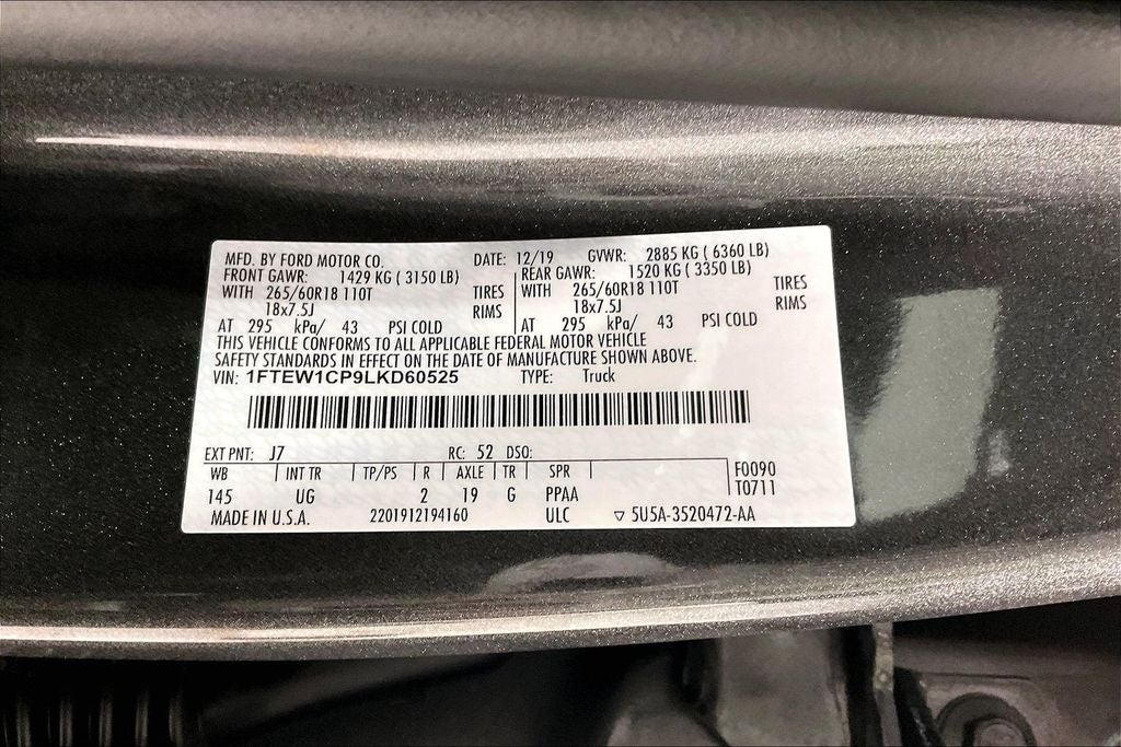 2020 Ford F-150 XLT