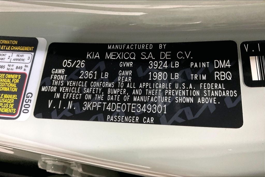 2026 Kia K4 LXS