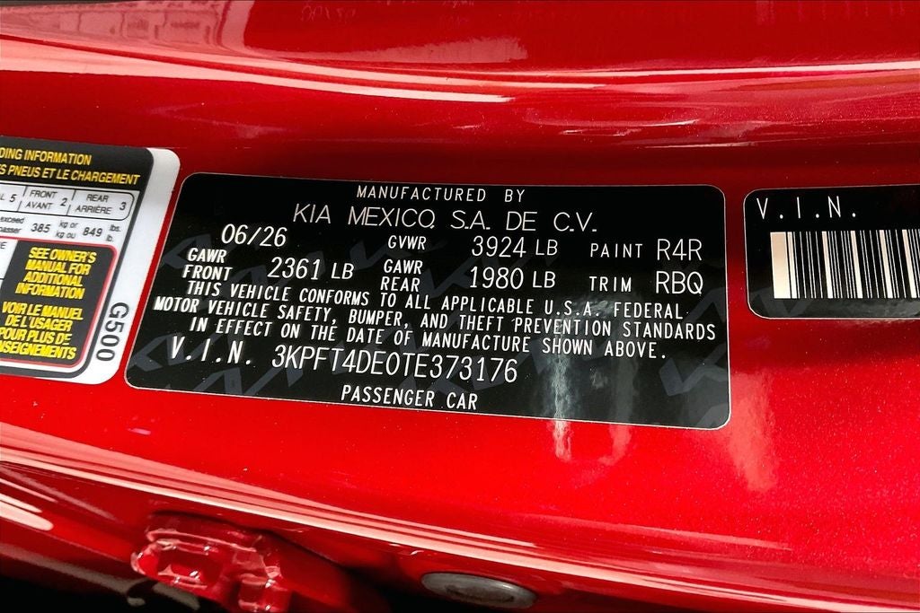 2026 Kia K4 LX