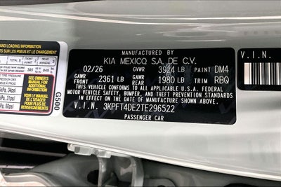 2026 Kia K4 LXS