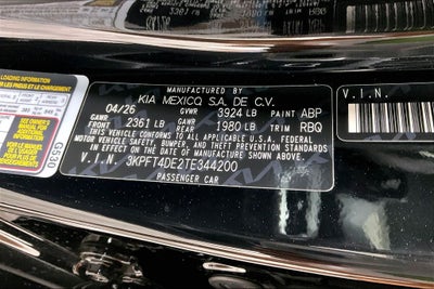 2026 Kia K4 LX
