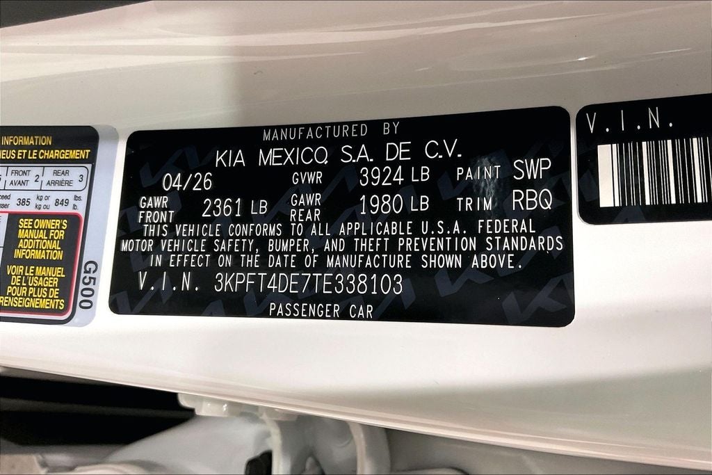 2026 Kia K4 LXS