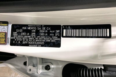 2026 Kia K4 LXS