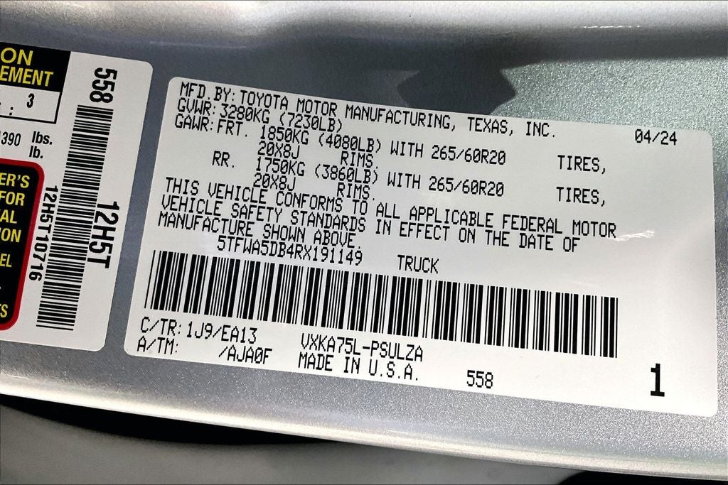 2024 Toyota Tundra Limited