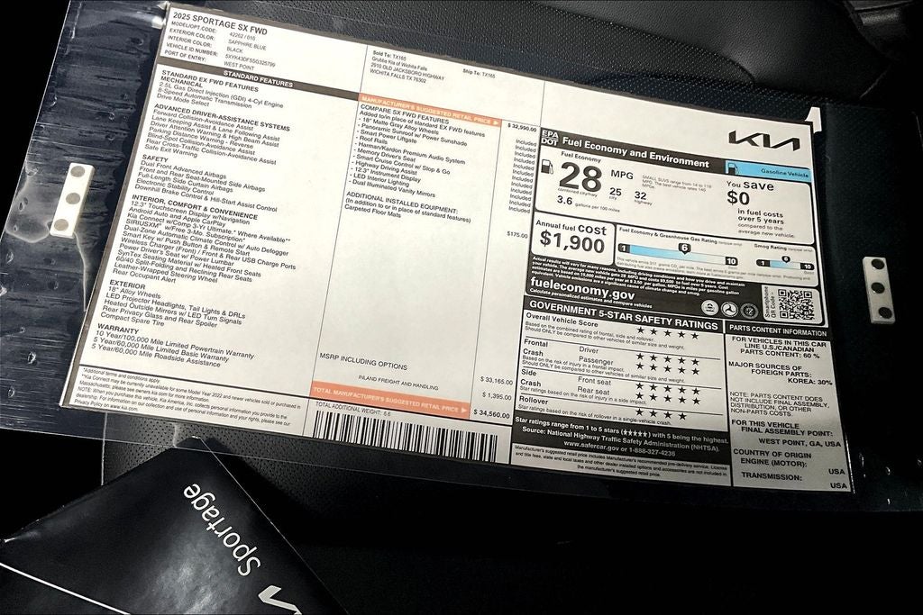 2025 Kia Sportage SX