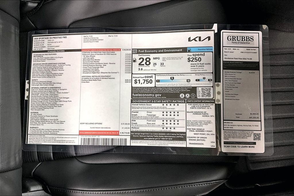 2026 Kia Sportage SX-Prestige