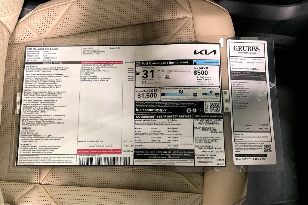 2027 Kia Telluride Hybrid EX