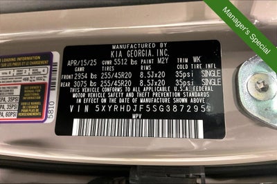 2025 Kia Sorento X-Line EX