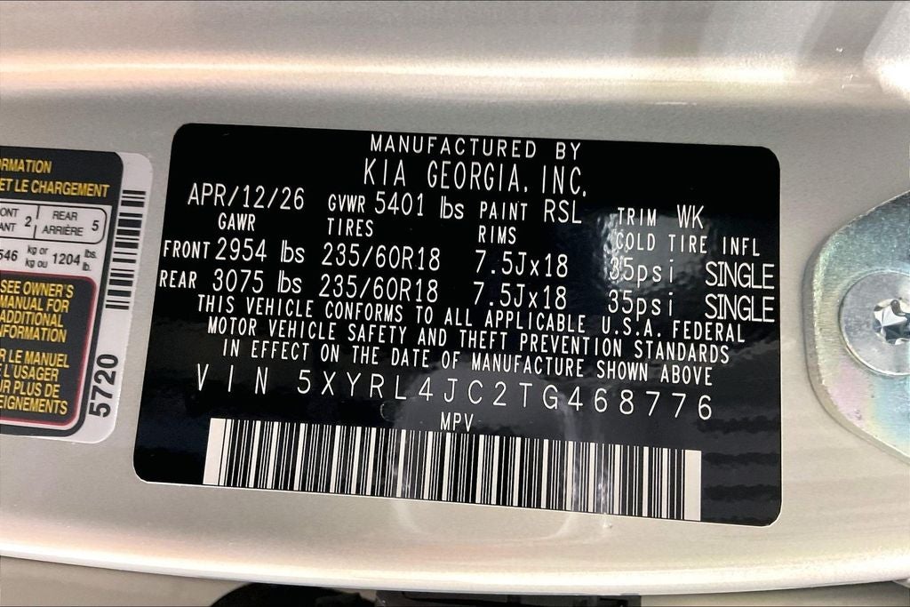 2026 Kia Sorento S