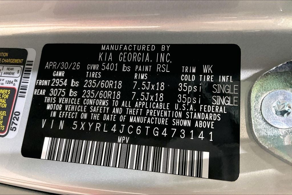 2026 Kia Sorento S