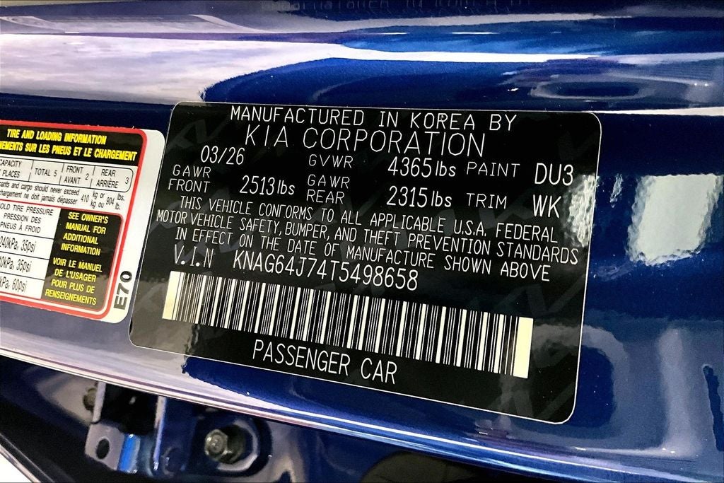 2026 Kia K5 GT-Line