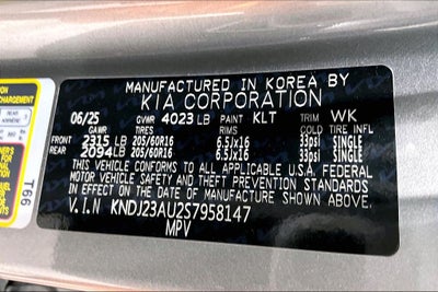 2025 Kia Soul LX