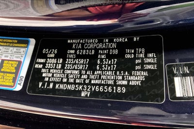 2027 Kia Carnival LXS