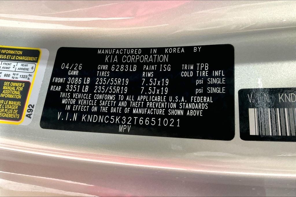 2026 Kia Carnival EX