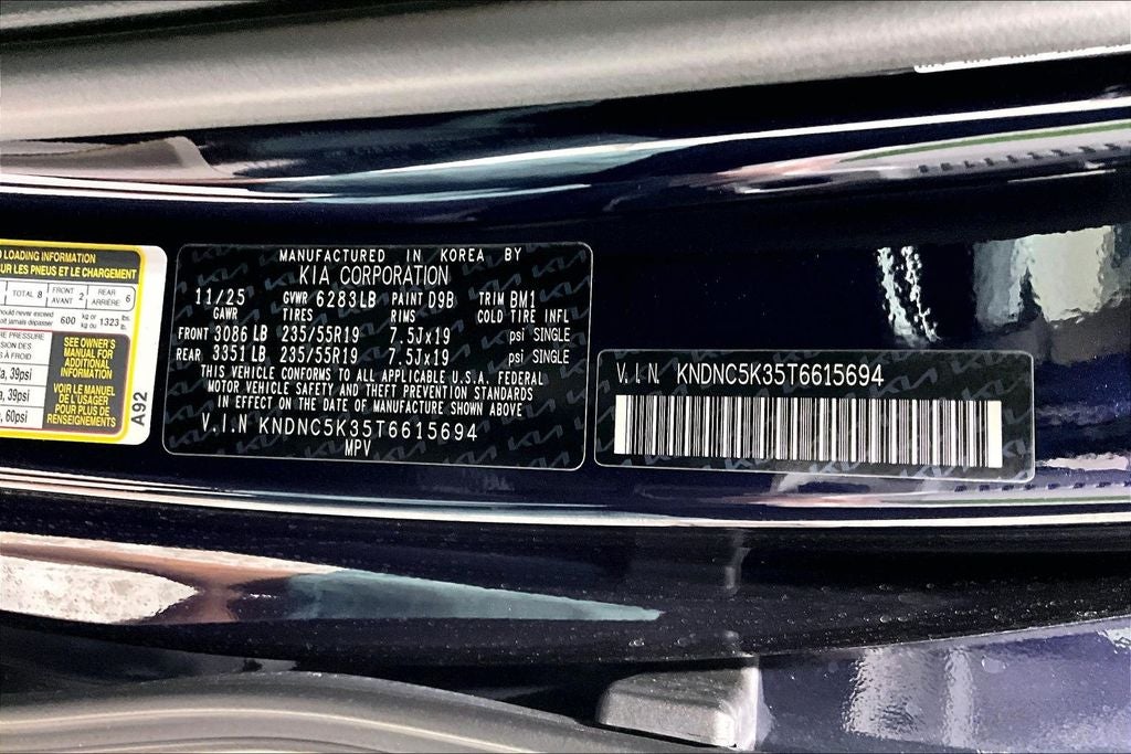 2026 Kia Carnival EX