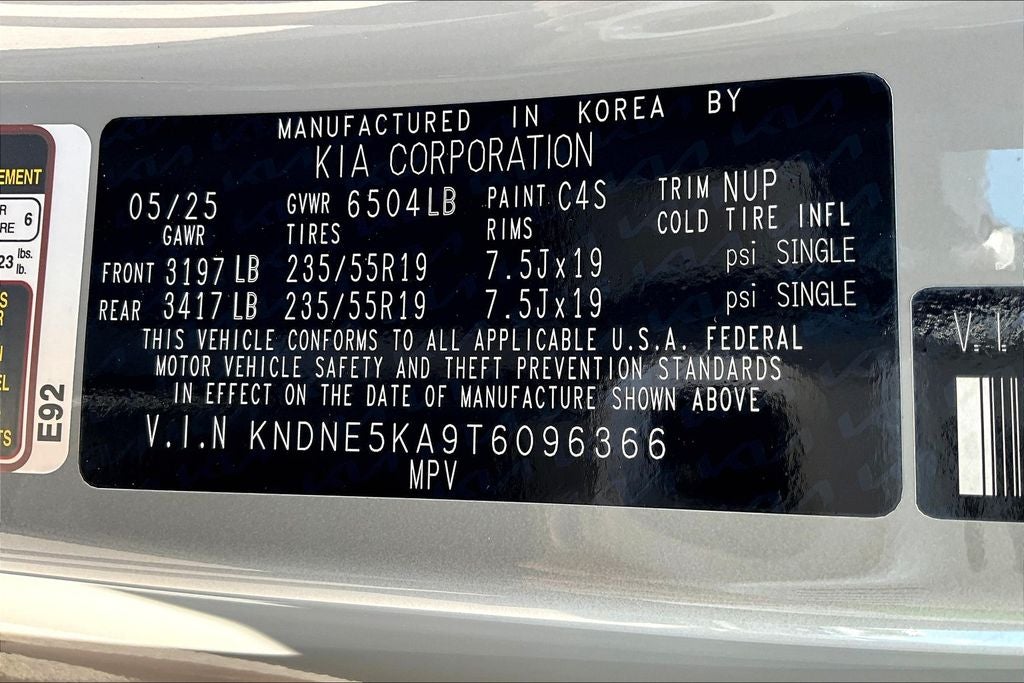 2026 Kia Carnival Hybrid SX