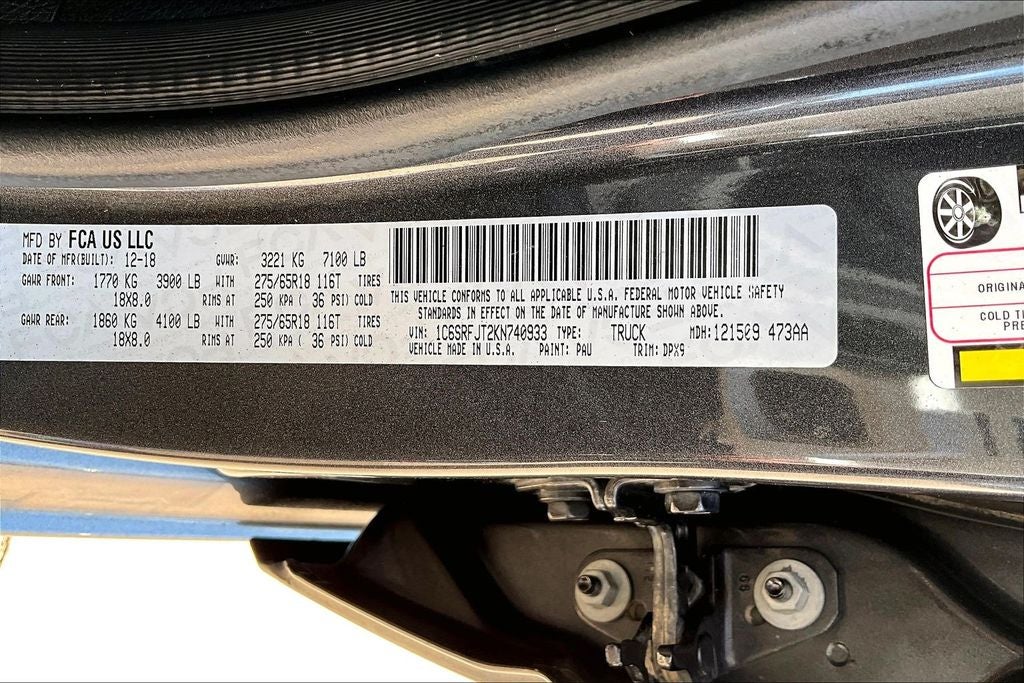2019 RAM 1500 Laramie