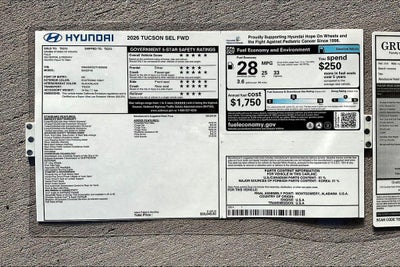 2026 Hyundai Tucson SEL FWD