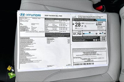 2026 Hyundai Tucson SEL FWD