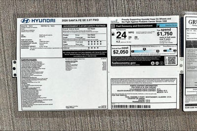 2026 Hyundai Santa Fe SE FWD