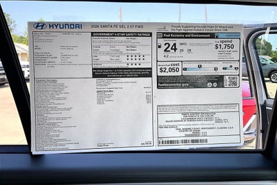 2026 Hyundai Santa Fe SEL FWD