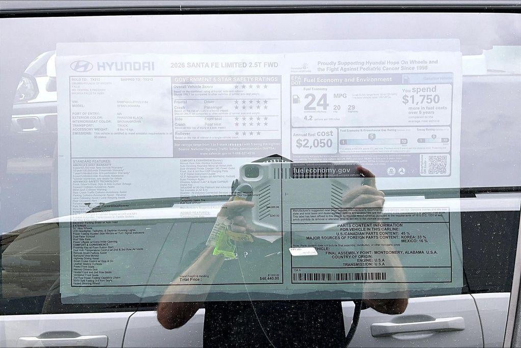 2026 Hyundai Santa Fe Limited FWD