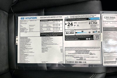 2026 Hyundai Santa Fe Limited FWD