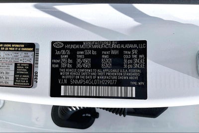 2026 Hyundai Santa Fe Calligraphy FWD